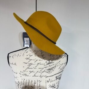 Universal Thread Yellow Hat with Brown Band